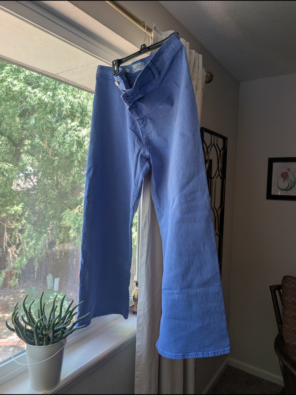 Universal Thread Wide Leg Pants in Periwinkle Blue